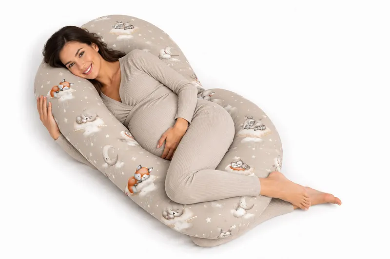 Bawełniana Poszewka Do Poduszki Ciążowej Typu Twinkle Woodland TUM-TUM