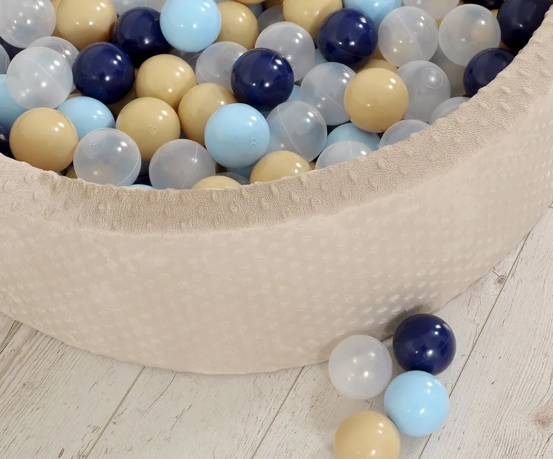 Suchy Basen Minky H-30 cm Piłkami 300szt. TUM-TUM - Beżowy