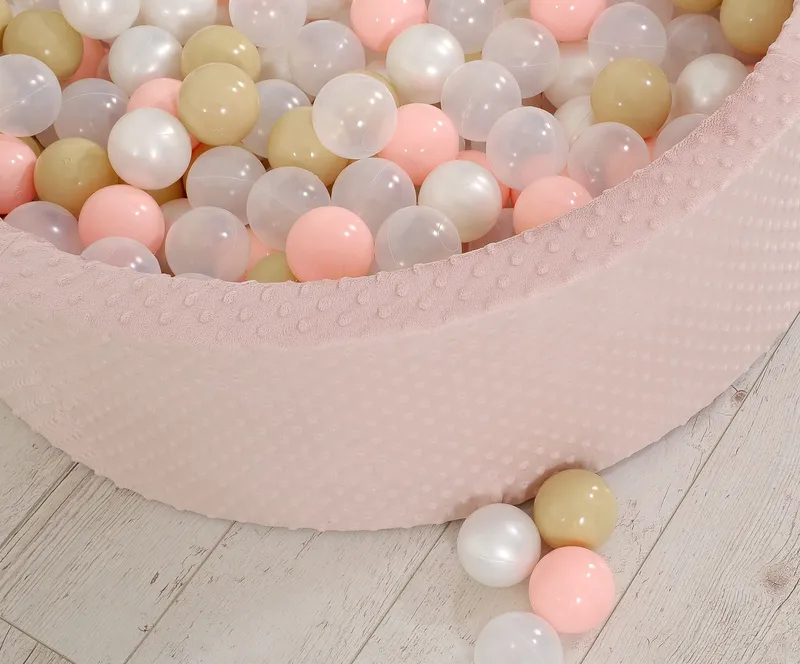 Suchy Basen Minky H-30 cm Piłkami 200SZT.- Brudny Róż TUM-TUM