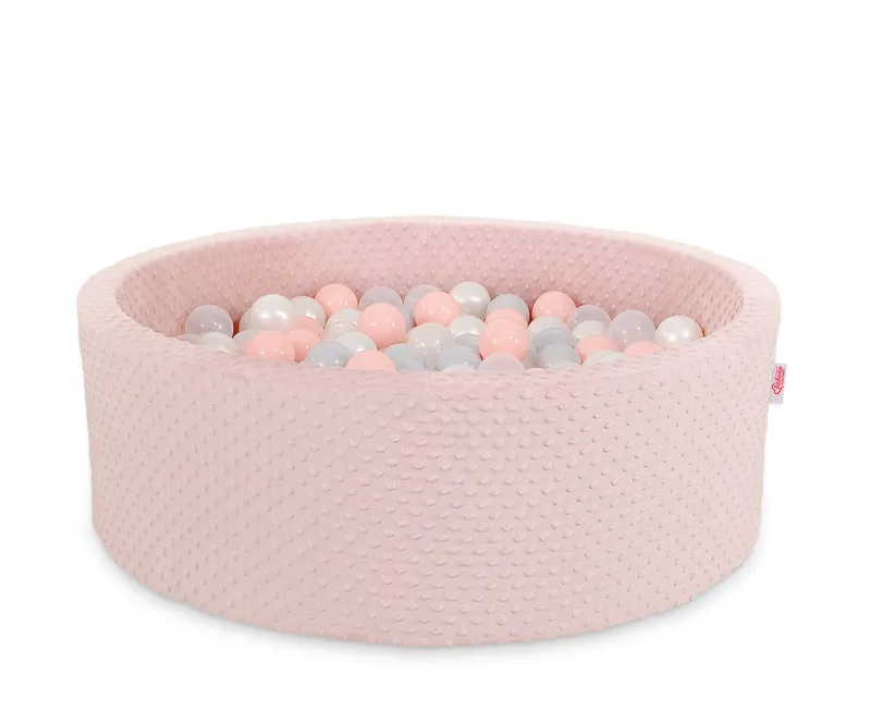 Suchy Basen Minky H-30 cm Piłkami 200SZT.- Brudny Róż TUM-TUM