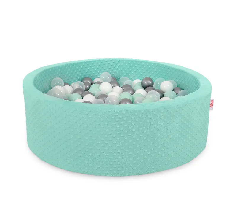 Suchy Basen Minky H-30 cm Piłkami 300szt. TUM-TUM - Miętowy