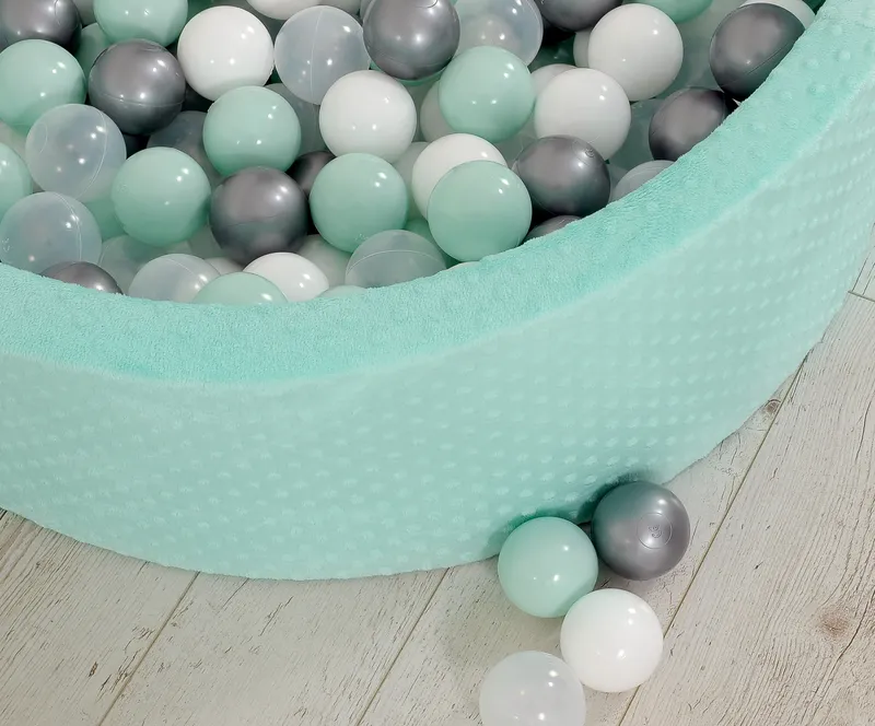 Plastikowe Piłeczki Do Suchego Basenu 50szt. TUM-TUM - Srebrne