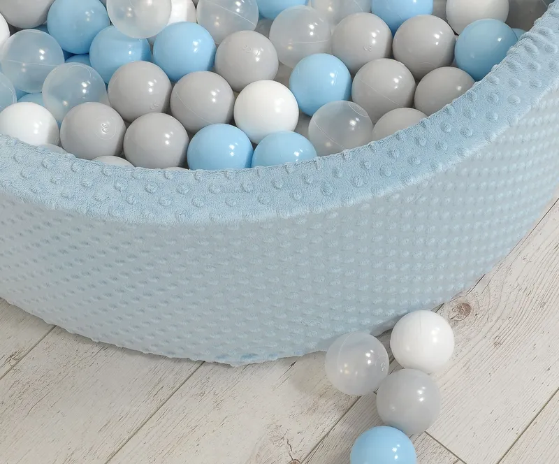 Suchy Basen Minky H-30 cm Piłkami 200SZT.- Misty Blue TUM-TUM