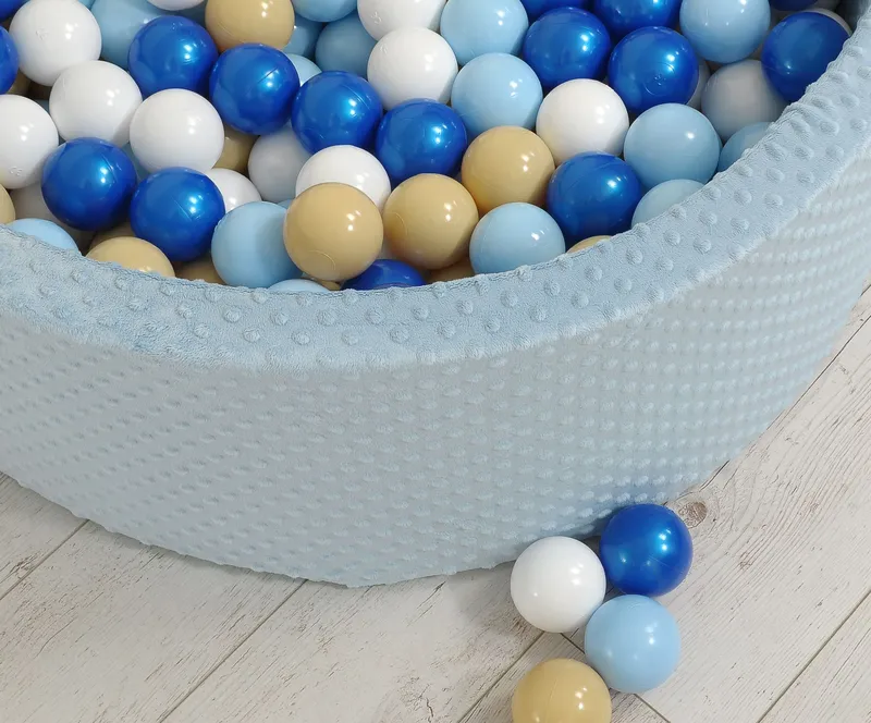 Suchy Basen Minky H-30 cm Piłkami 300szt. Misty Blue TUM-TUM