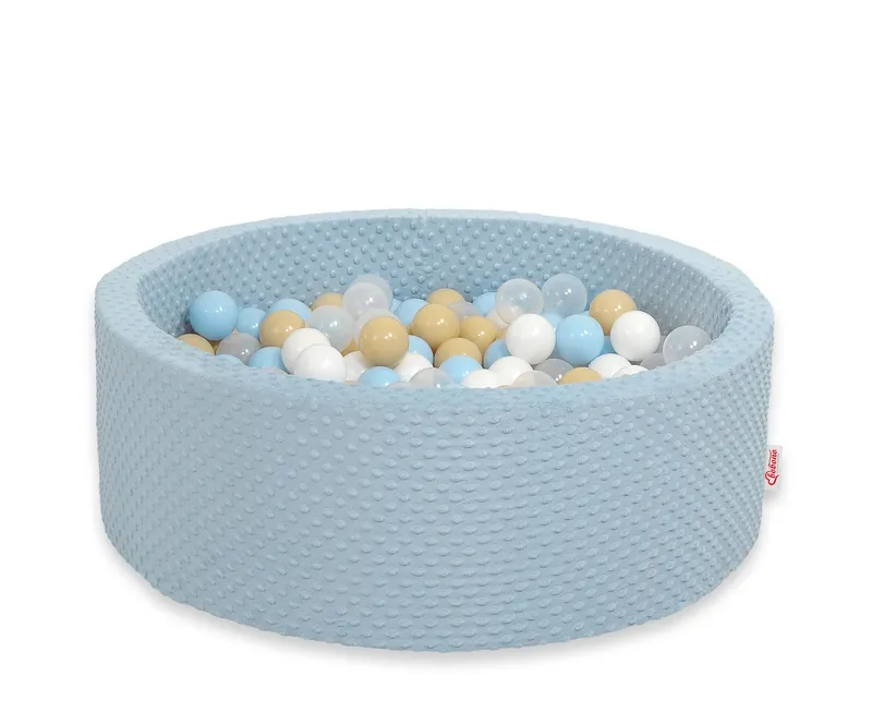 Suchy Basen Minky H-30 cm Piłkami 200SZT.- Misty Blue TUM-TUM