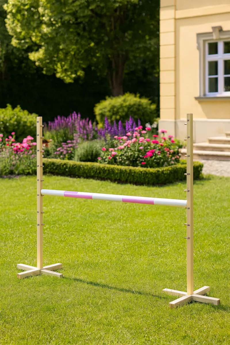 Przeszkoda Skokowa Do Hobby Horse 120cm, Belka Jasny Róż TUM-TUM