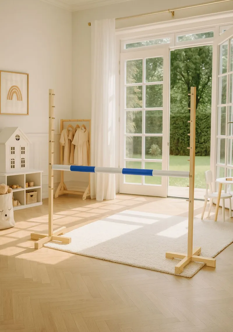Przeszkoda Skokowa Do Hobby Horse 120cm, Belka TUM-TUM - Niebieska