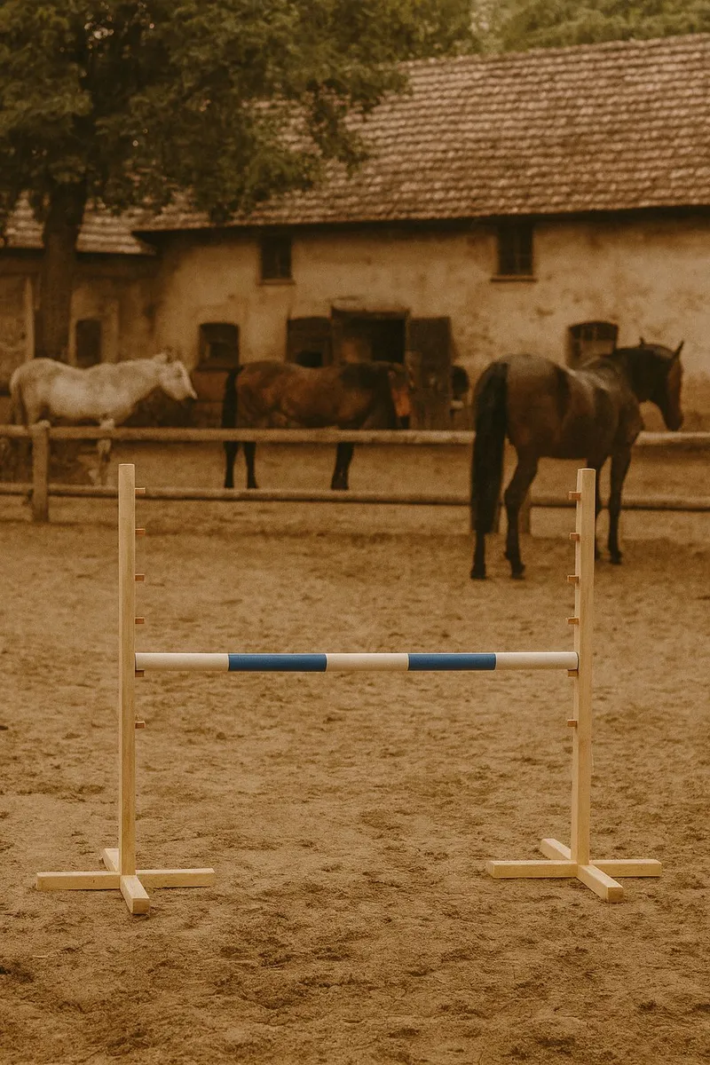 Przeszkoda Skokowa Do Hobby Horse 120cm, Belka TUM-TUM - Niebieska