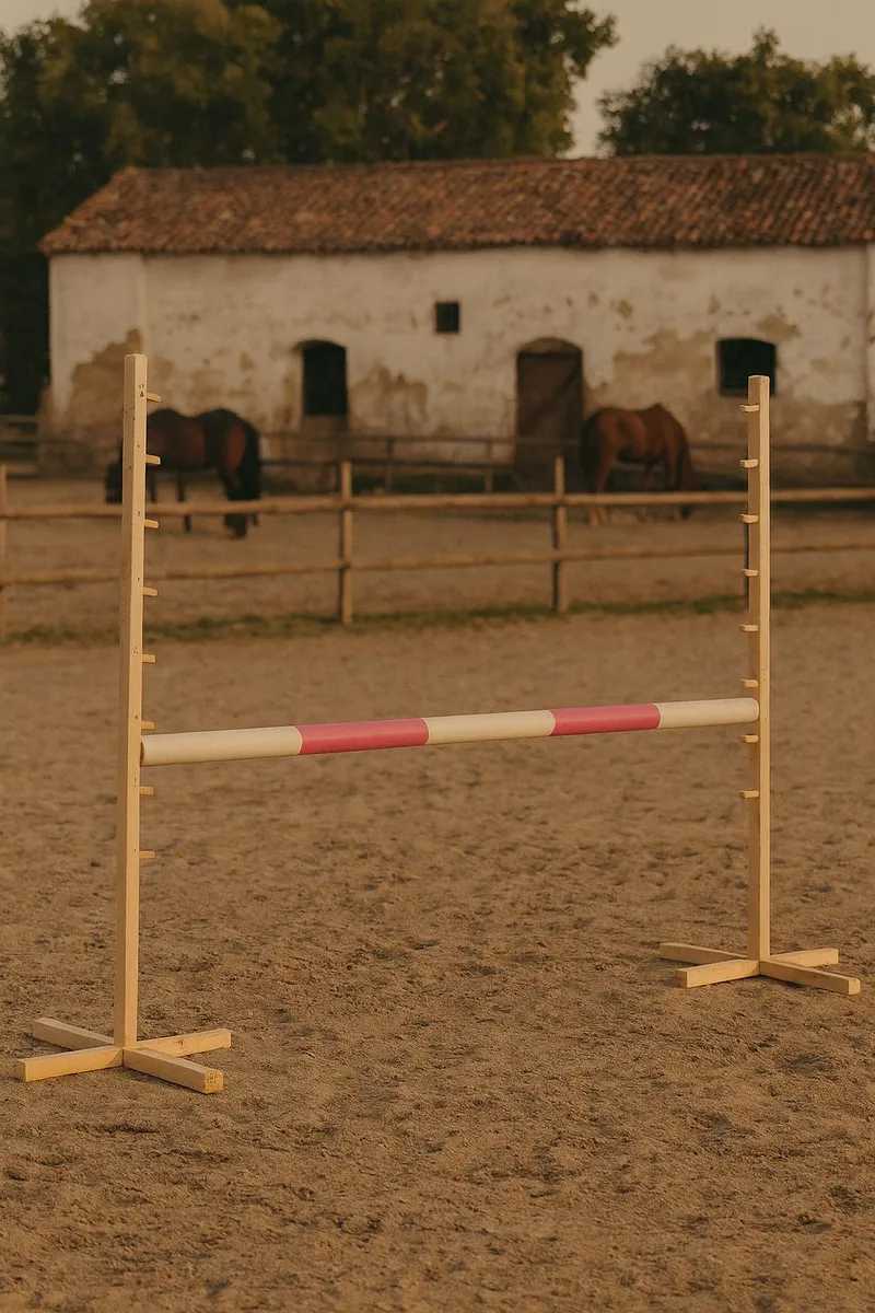 Przeszkoda Skokowa Do Hobby Horse 120cm, Belka TUM-TUM - Różowa