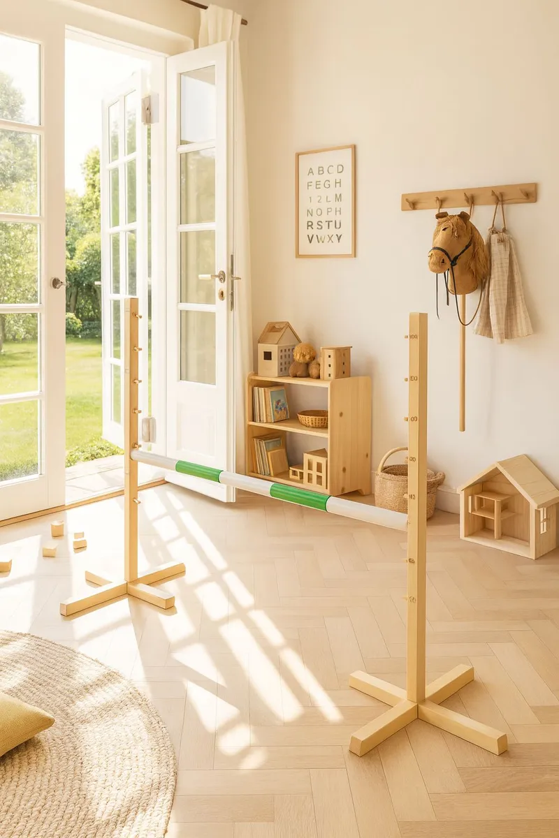Przeszkoda Skokowa Do Hobby Horse 120cm, Belka TUM-TUM - Zielona