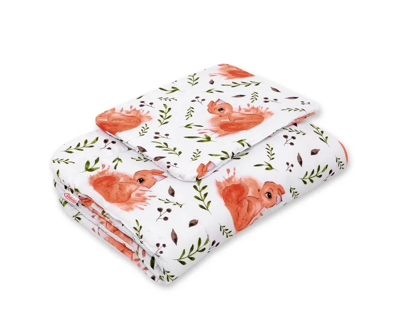 Komplet Pościeli Dla Niemowląt Wypełnieniem 2-CZ 75x100cm TUM-TUM