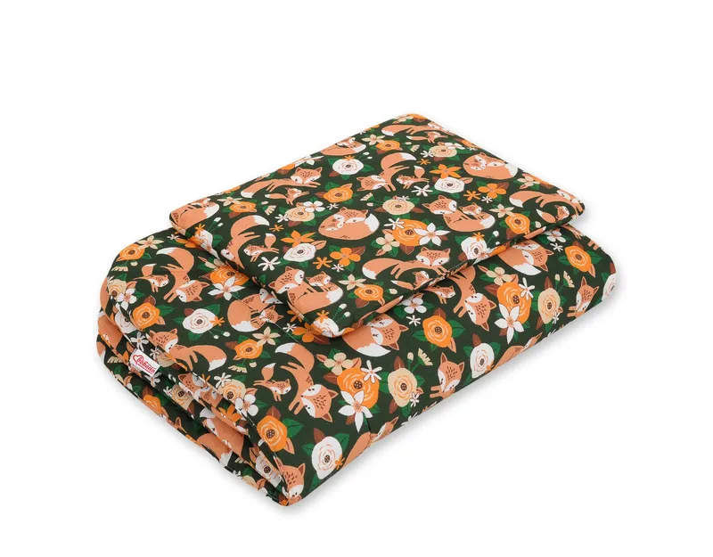 Komplet Pościeli Dla Niemowląt Wypełnieniem 2-CZ 75x100cm Lisia TUM-TUM