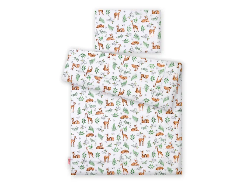 Komplet Pościeli Dla Dzieci Wypełnieniem 135x100 cm Sarenki TUM-TUM