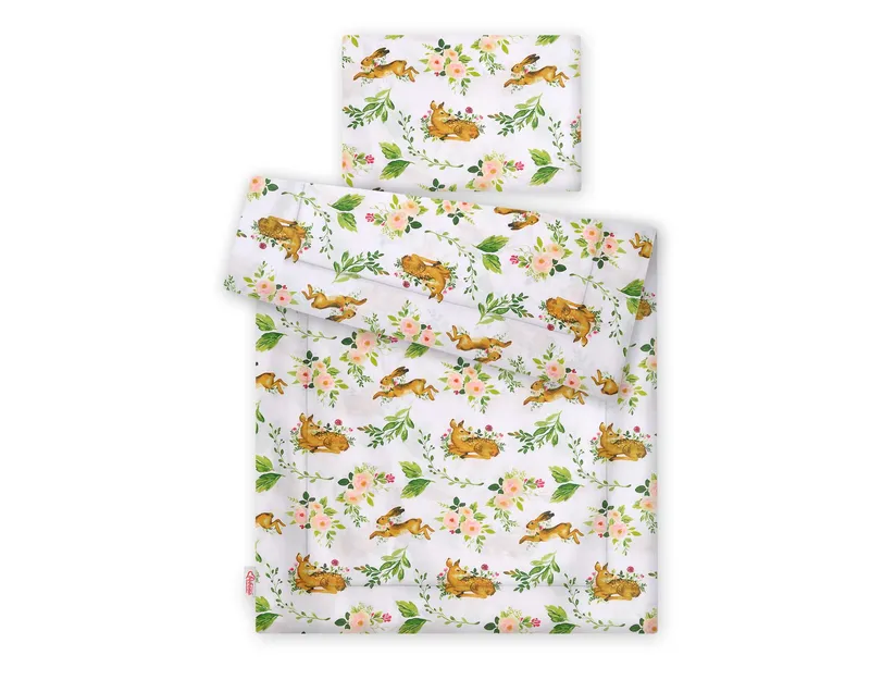 Komplet Pościeli Dla Dzieci Wypełnieniem 135x100 cm Lesie TUM-TUM