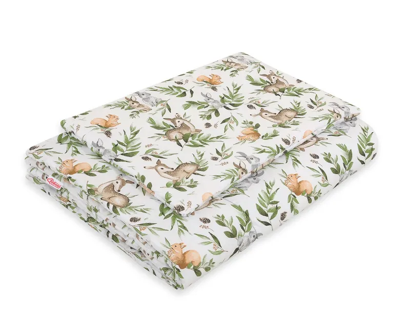 Komplet Pościeli Dla Dzieci Wypełnieniem 135x100 cm Woodland TUM-TUM