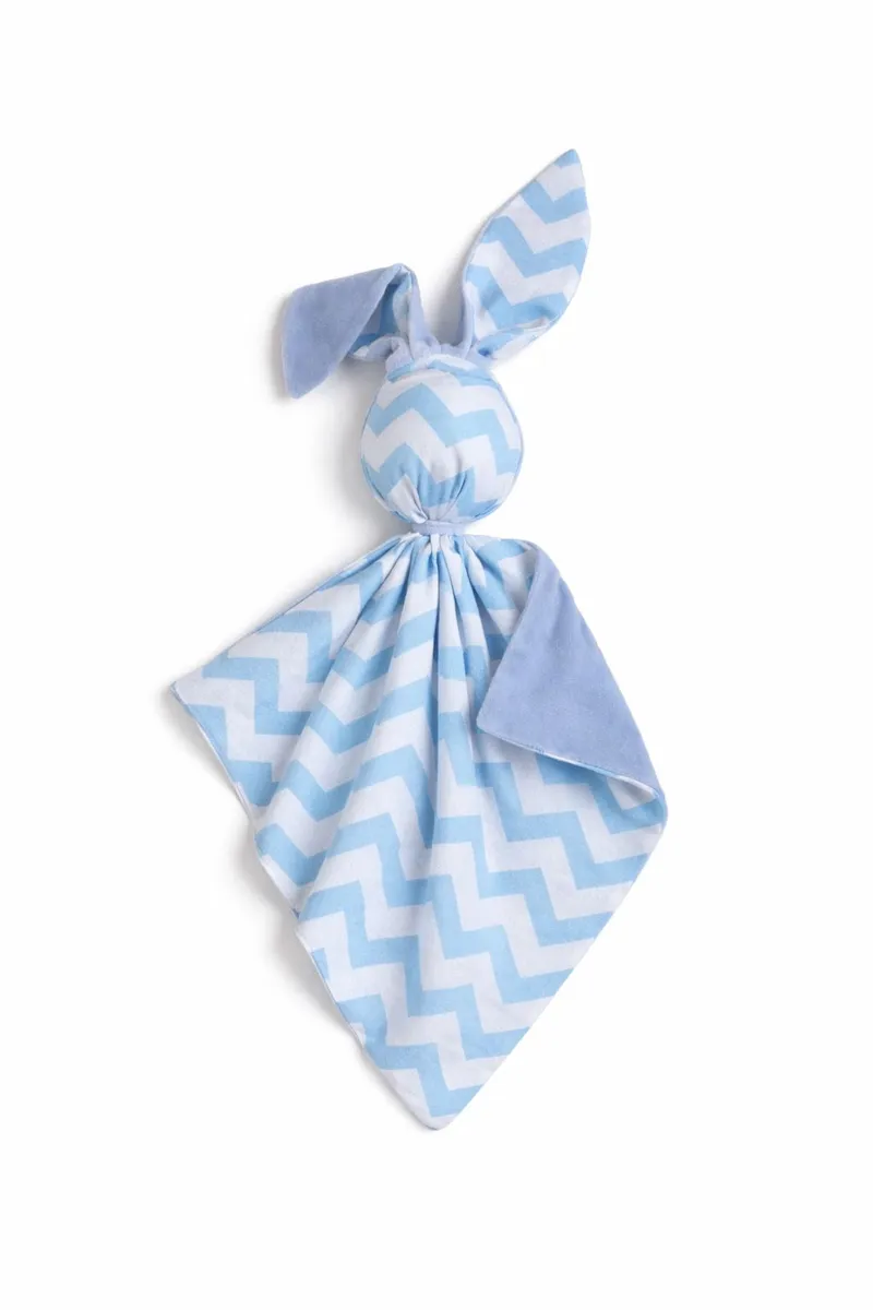 Zając Przytulanka Doudou Dwustronna Bawełna Minky Chevron TUM-TUM