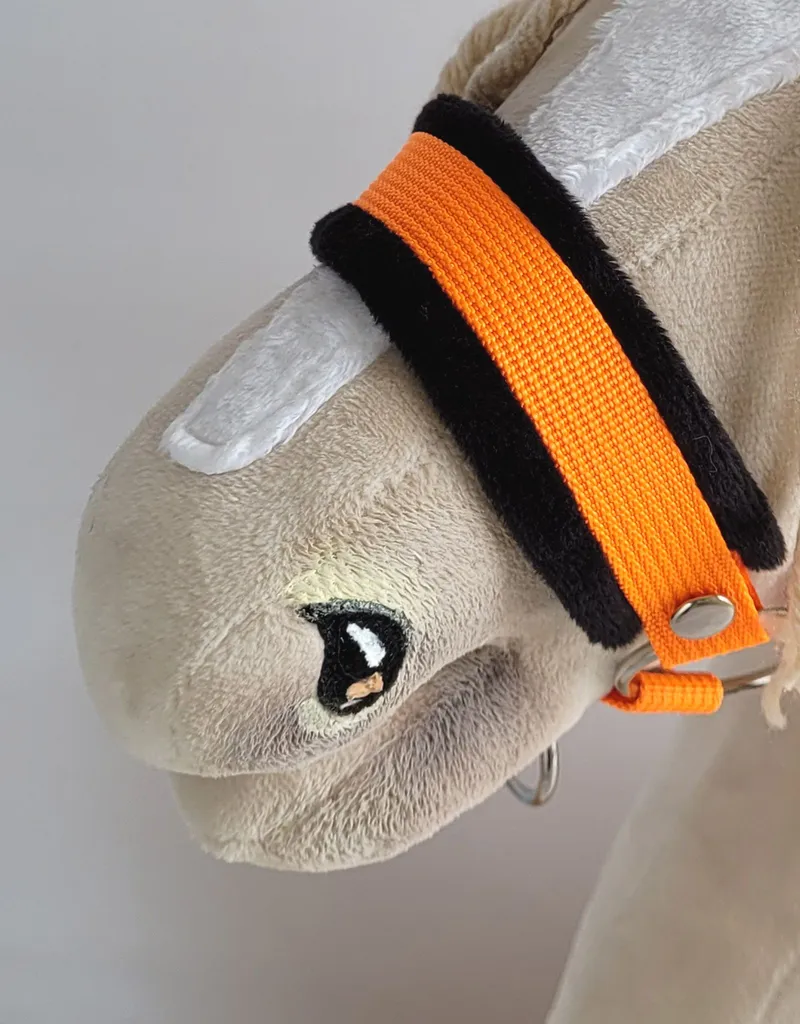 Zestaw Do Hobby Horse: Kantar Czarnym Futerkiem Uwiąz Ze Sznurka TUM-TUM