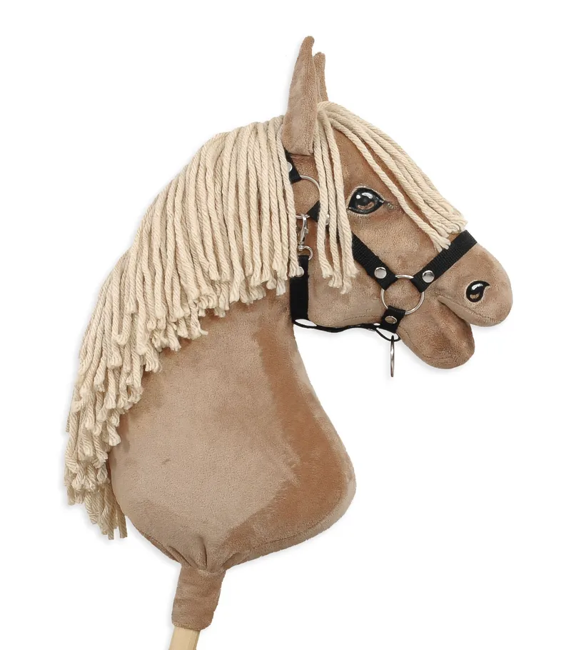 Kantar Regulowany Dla Konia Hobby Horse TUM-TUM - Czarny