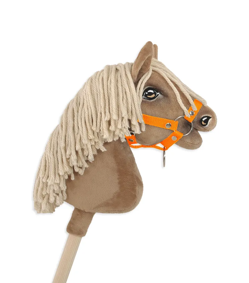 Kantar Dla Konia Hobby Horse Uniwersalny Zapinany Neon Orange TUM-TUM