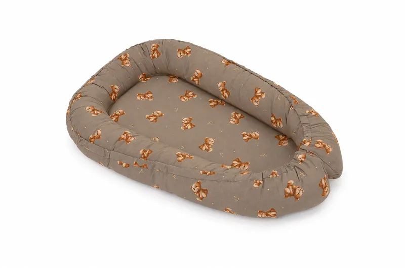 Kokon Niemowlęcy Dwustronny Kojec Otulacz Premium Toffee Teddy TUM-TUM
