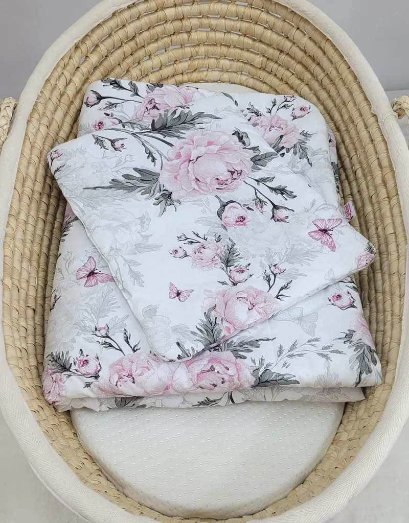 Komplet Pościeli Dla Niemowląt Wypełnieniem 2-CZ 75x100cm TUM-TUM