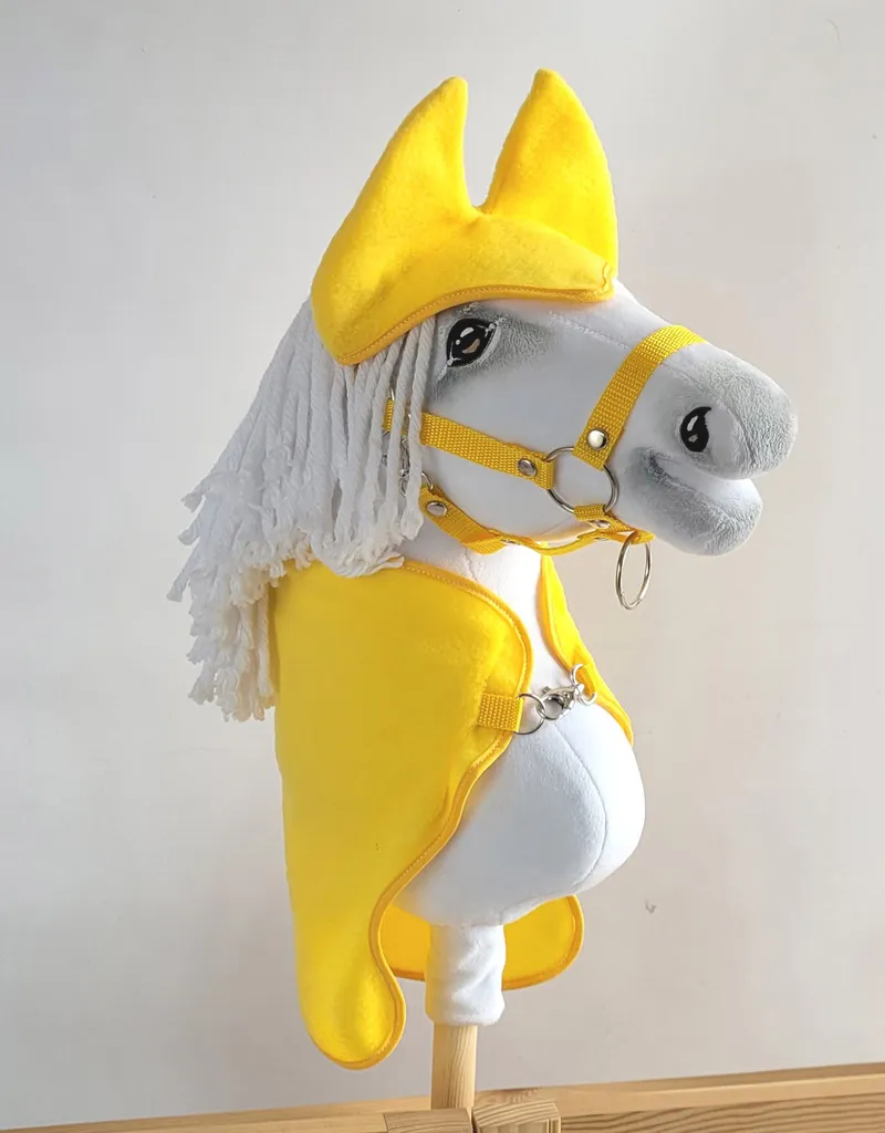 Zestaw Dla Hobby Horse A3: Polarowa Derka Nauszniki TUM-TUM - Żółty