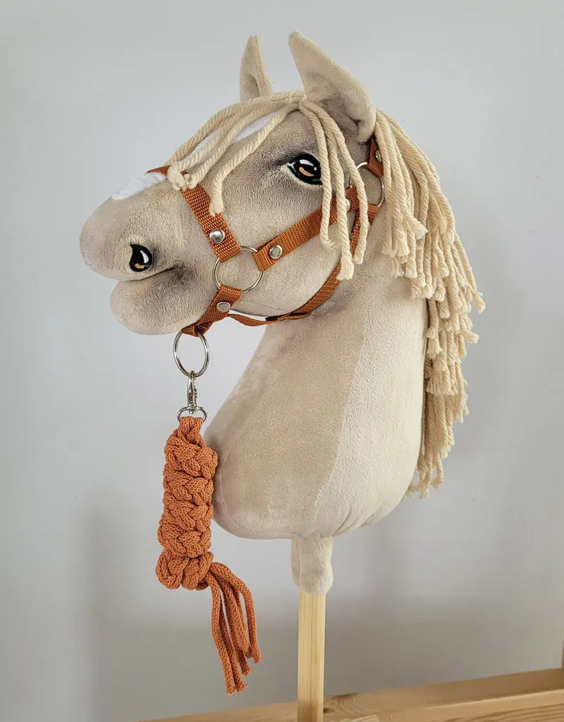 Uwiąz Dla Konia Hobby Horse Pleciony Ze Sznurka Rudy TUM-TUM