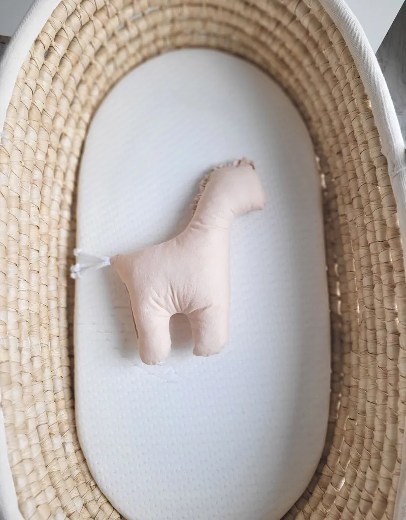 Konik Lucky Miękka Maskotka Bawełny Dla Niemowląt TUM-TUM - Beżowy