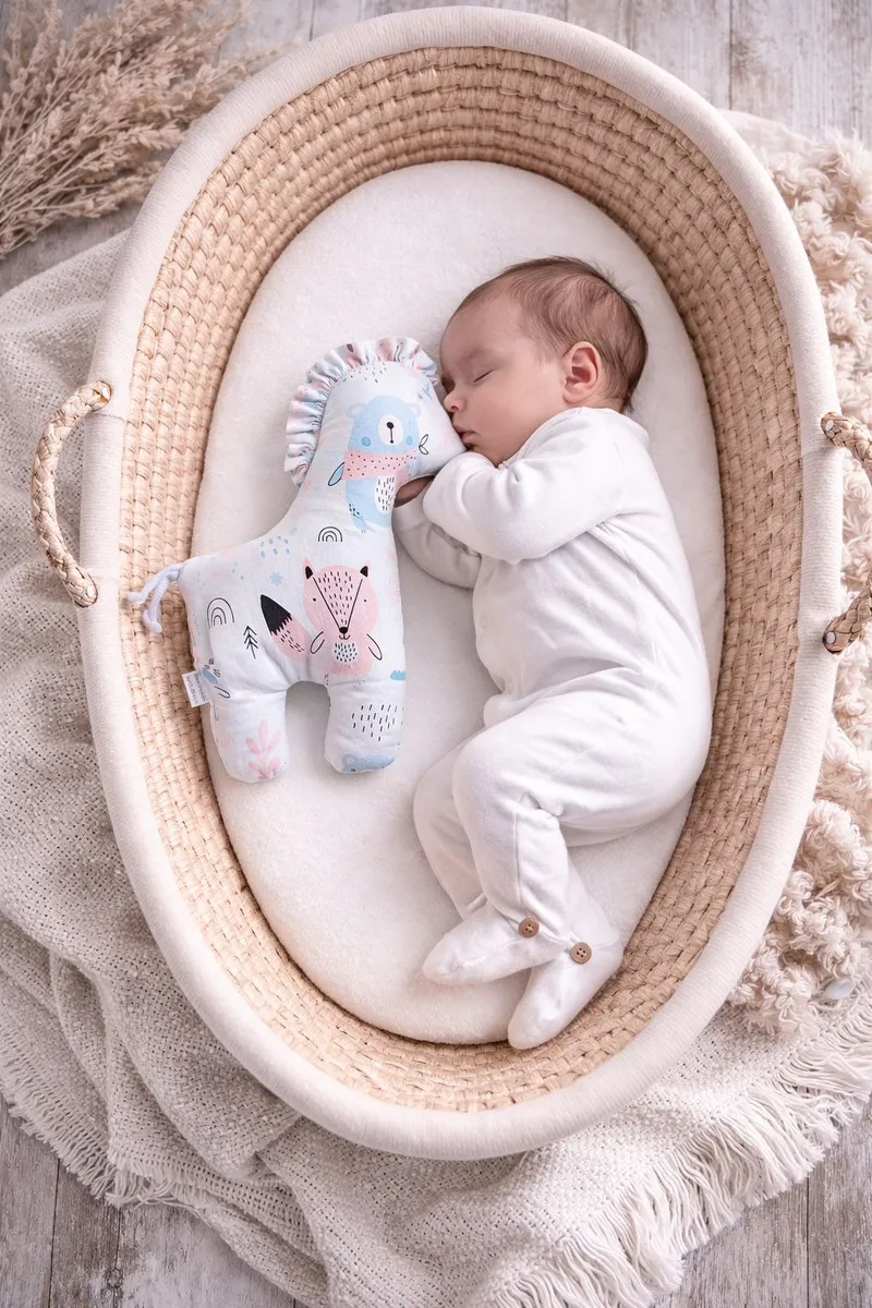 Konik Lucky Miękka Maskotka Bawełny Dla Niemowląt Misie TUM-TUM - Miętowe