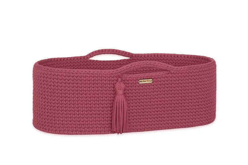 Kosz Mojżesza Boho Bawełniany Handmade Materacykiem Blossom TUM-TUM