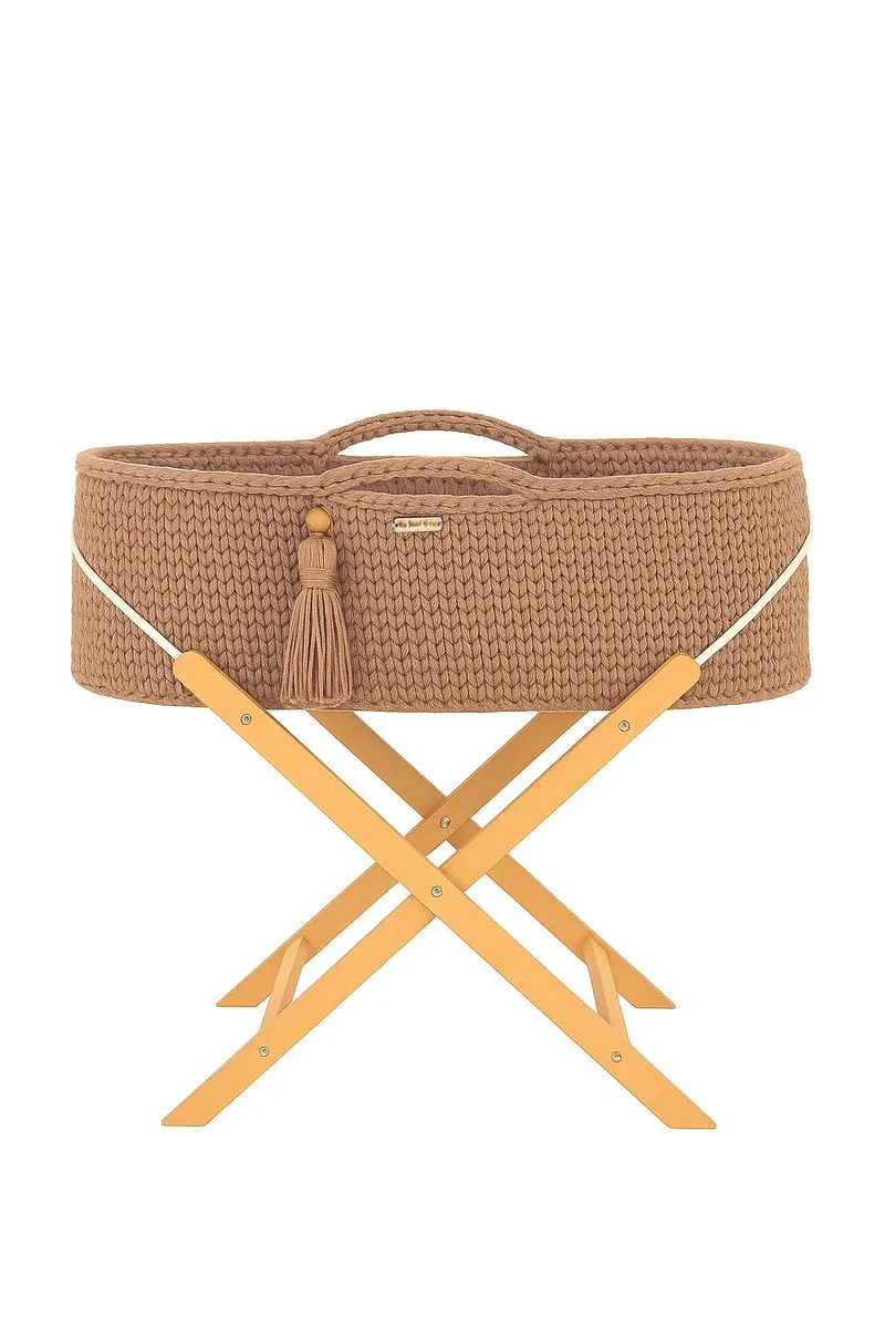 Kosz Mojżesza Boho Handmade Ze Stojakiem Sand TUM-TUM