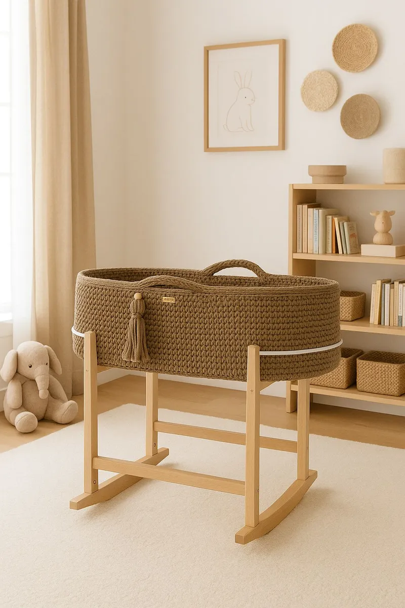 Kosz Mojżesza Boho Handmade Kołyską Sand TUM-TUM