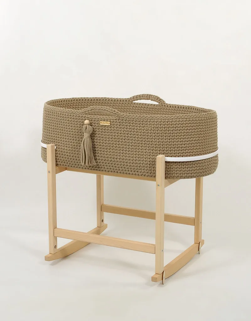 Kosz Mojżesza Boho Handmade Kołyską Sand TUM-TUM