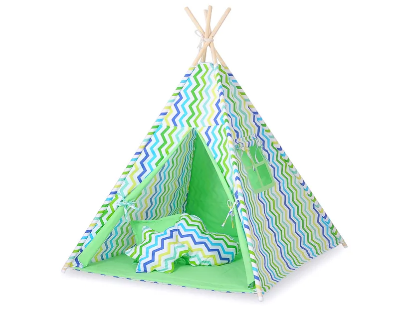 Namiot Dla Dzieci Tipi Dzieci+ Zawieszki Pióra Chevron TUM-TUM