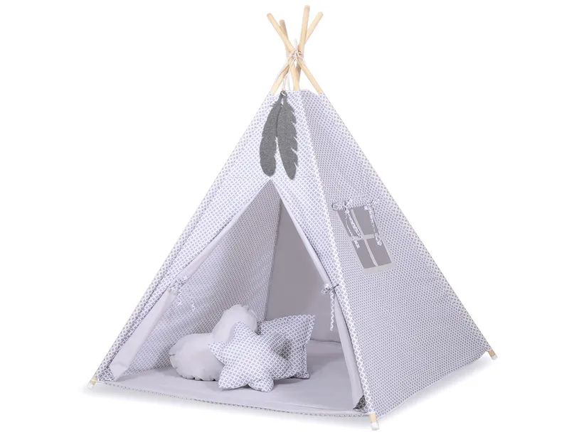 Namiot Dla Dzieci Tipi Dzieci+ Zawieszki Pióra Mini- Rozeta TUM-TUM