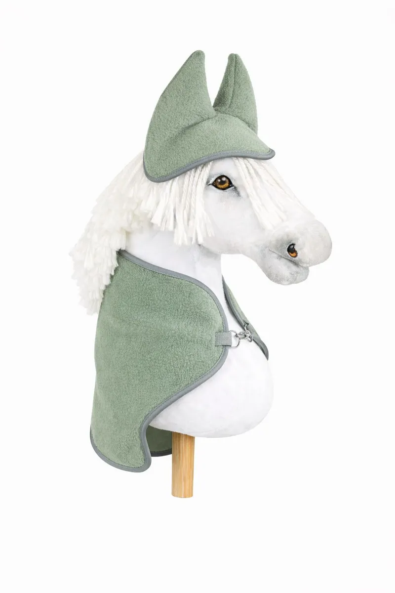 Zestaw Dla Hobby Horse A3: Polarowa Derka Nauszniki Szałwia TUM-TUM