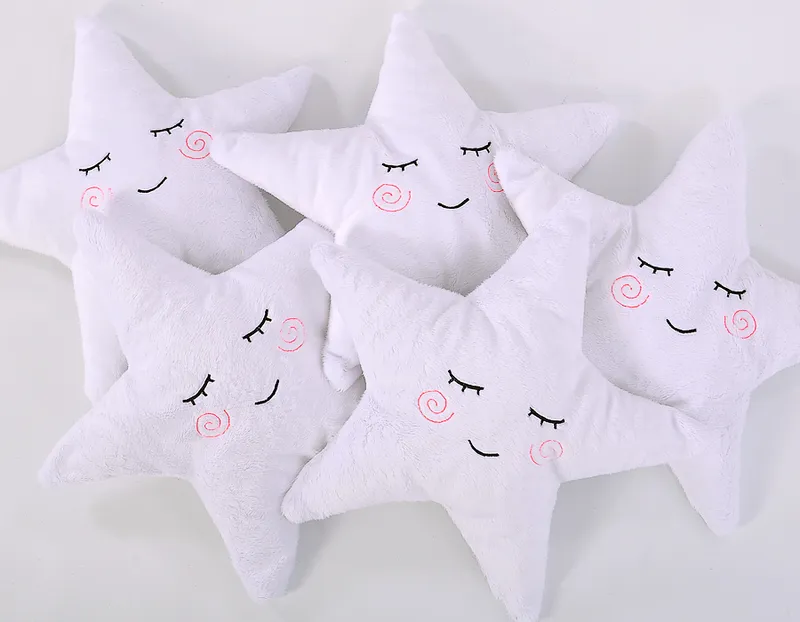 Poduszka Przytulanka Minky Little Star Grzechotką- TUM-TUM - Biała