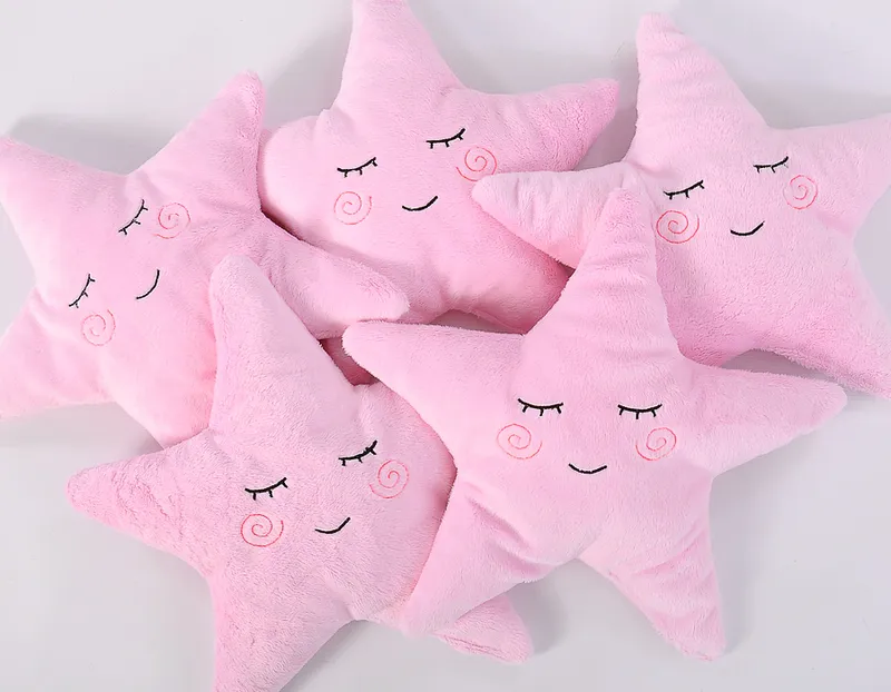 Poduszka Little Star Grzechotką- TUM-TUM - Różowa
