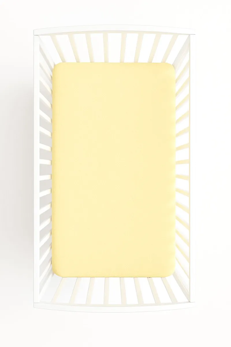 Prześcieradło Frotte Gumką Do Łóżeczka 120x60cm Waniliowe TUM-TUM
