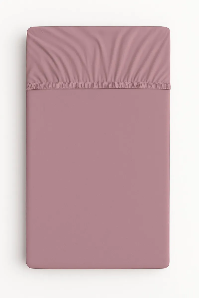 Prześcieradło Bawełniane Gumką Do Łóżeczka 120x60 cm Róż Retro TUM-TUM