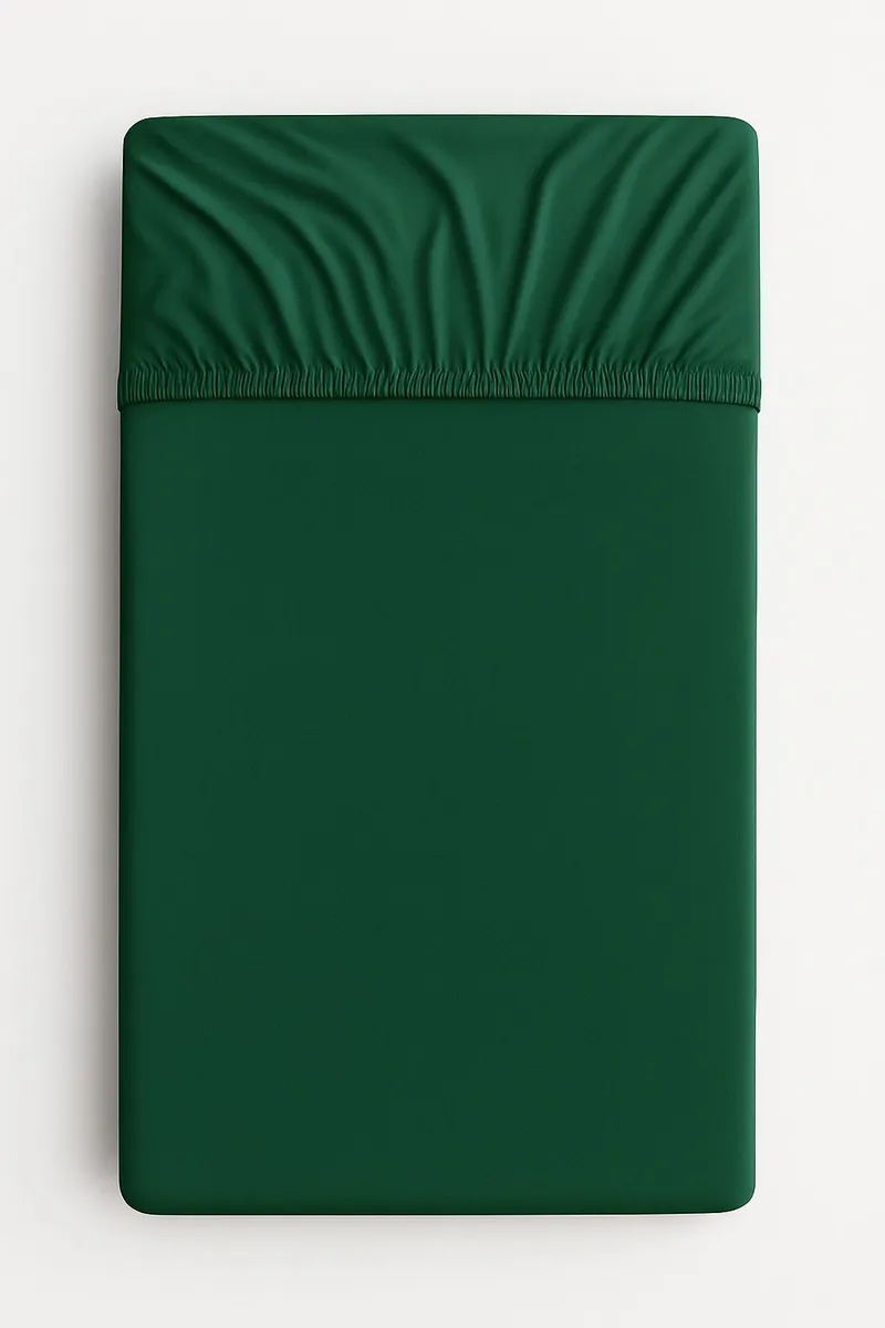 Prześcieradło Jersey Bawełna Gumką Do Łóżeczka 120x60cm Butelowa TUM-TUM