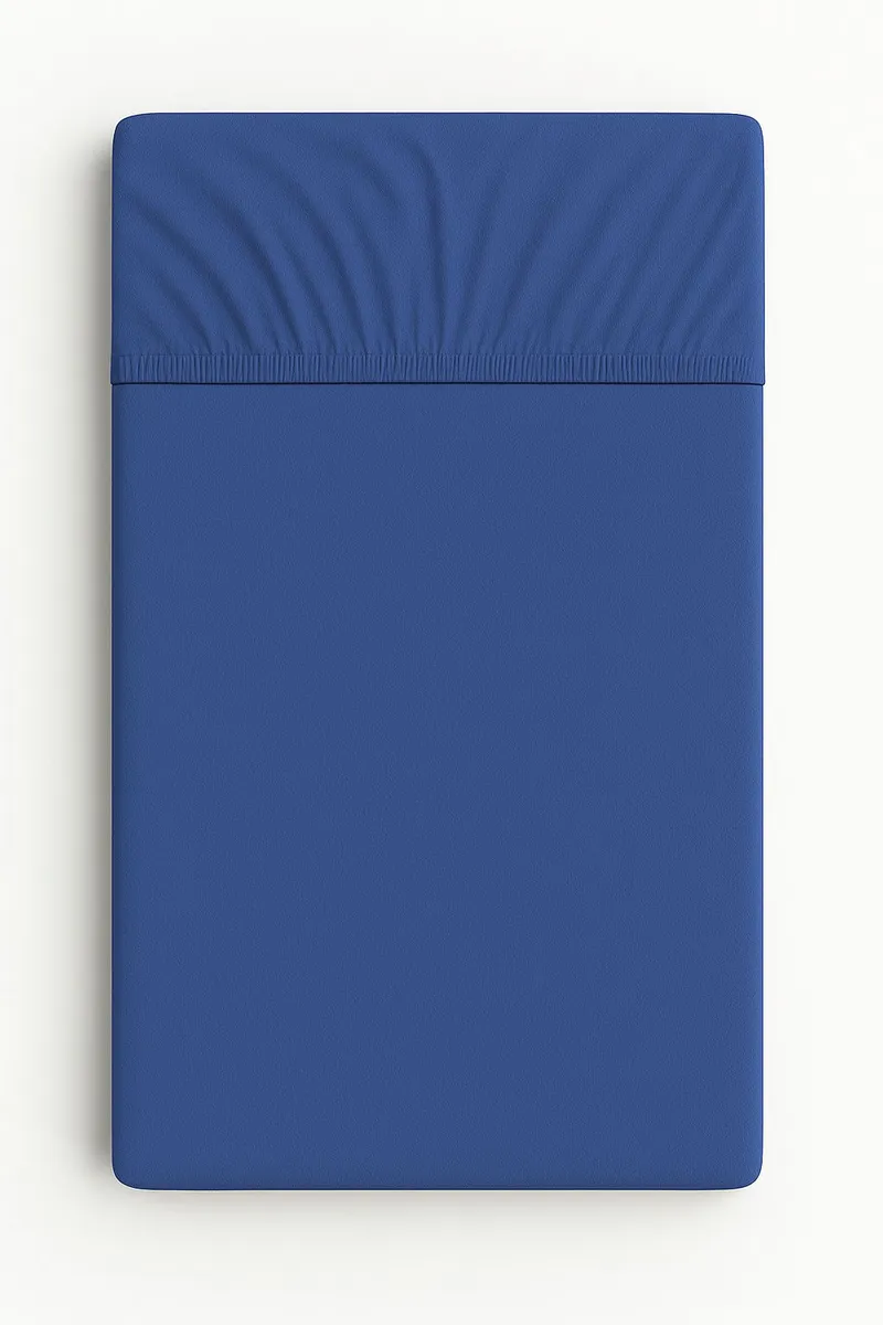 Prześcieradło Jersey Bawełna Gumką Do Łóżeczka 120x60cm Ciemny TUM-TUM