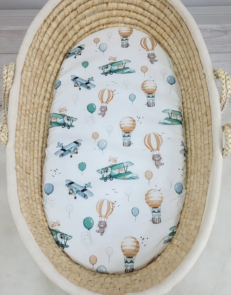 Prześcieradło Bawełniane Do Kosza Mojżesza Boho Wózka Gondoli TUM-TUM