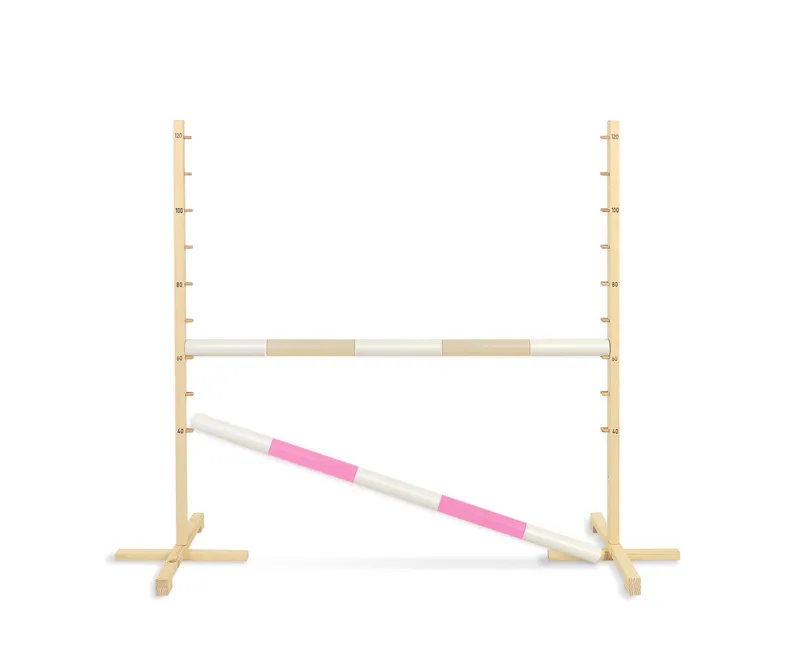 Przeszkoda Skokowa Do Hobby Horse 120cm, Dwie Belki Jasny TUM-TUM - Beżowa