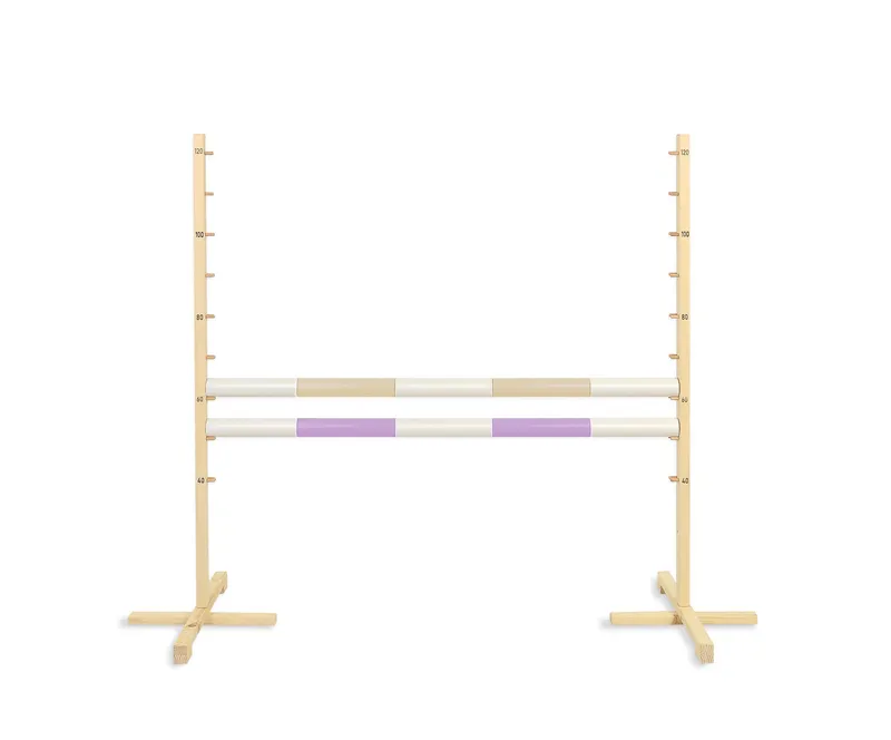 Przeszkoda Skokowa Do Hobby Horse 120cm, Dwie Belki Jasny TUM-TUM - Beżowa