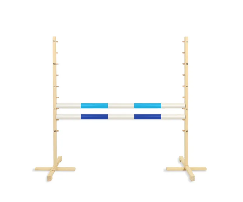 Przeszkoda Skokowa Do Hobby Horse 120cm, Dwie Belki Jasny Ciemny TUM-TUM