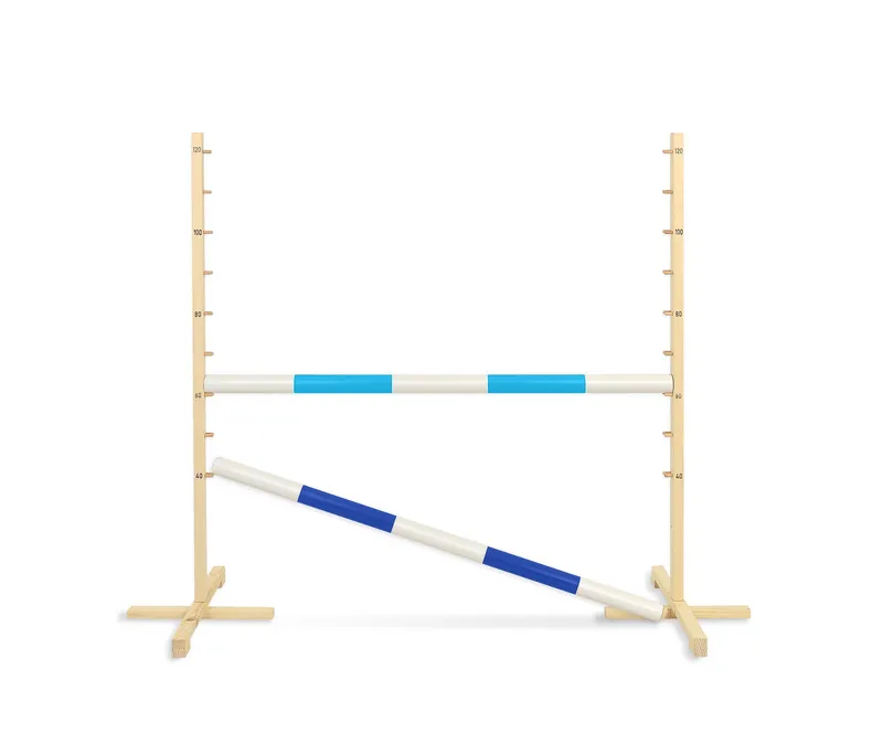 Przeszkoda Skokowa Do Hobby Horse 120cm, Dwie Belki Jasny Ciemny TUM-TUM