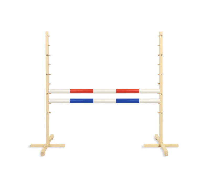 Przeszkoda Skokowa Do Hobby Horse 120cm, Dwie Belki TUM-TUM - Czerwona