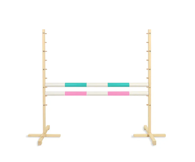 Przeszkoda Skokowa Do Hobby Horse 120cm, Dwie Belki Róż TUM-TUM - Miętowa