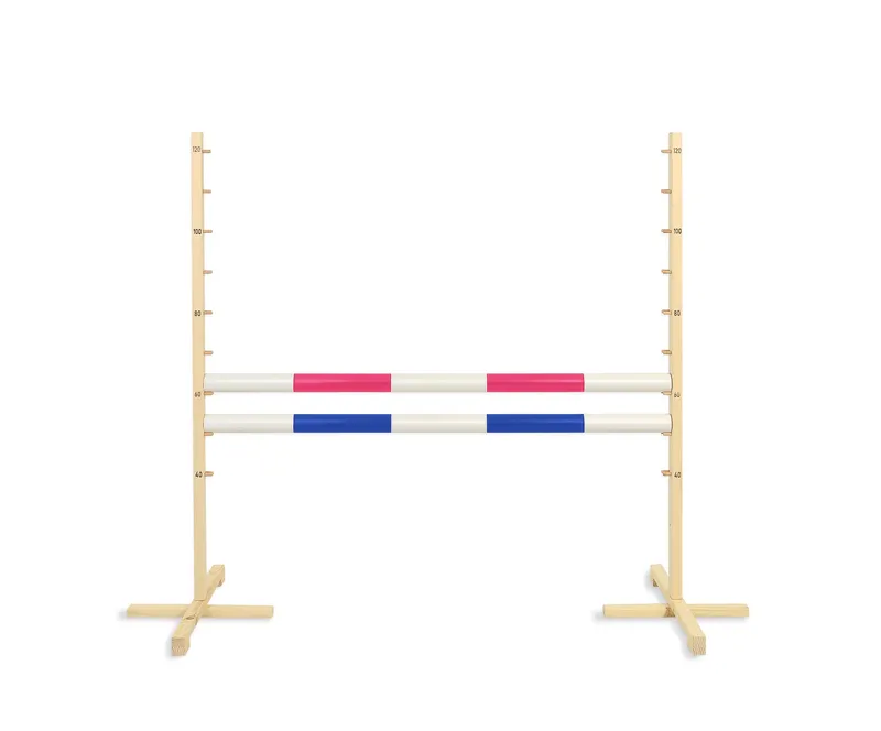 Przeszkoda Skokowa Do Hobby Horse 120cm, Dwie Belki TUM-TUM - Różowa
